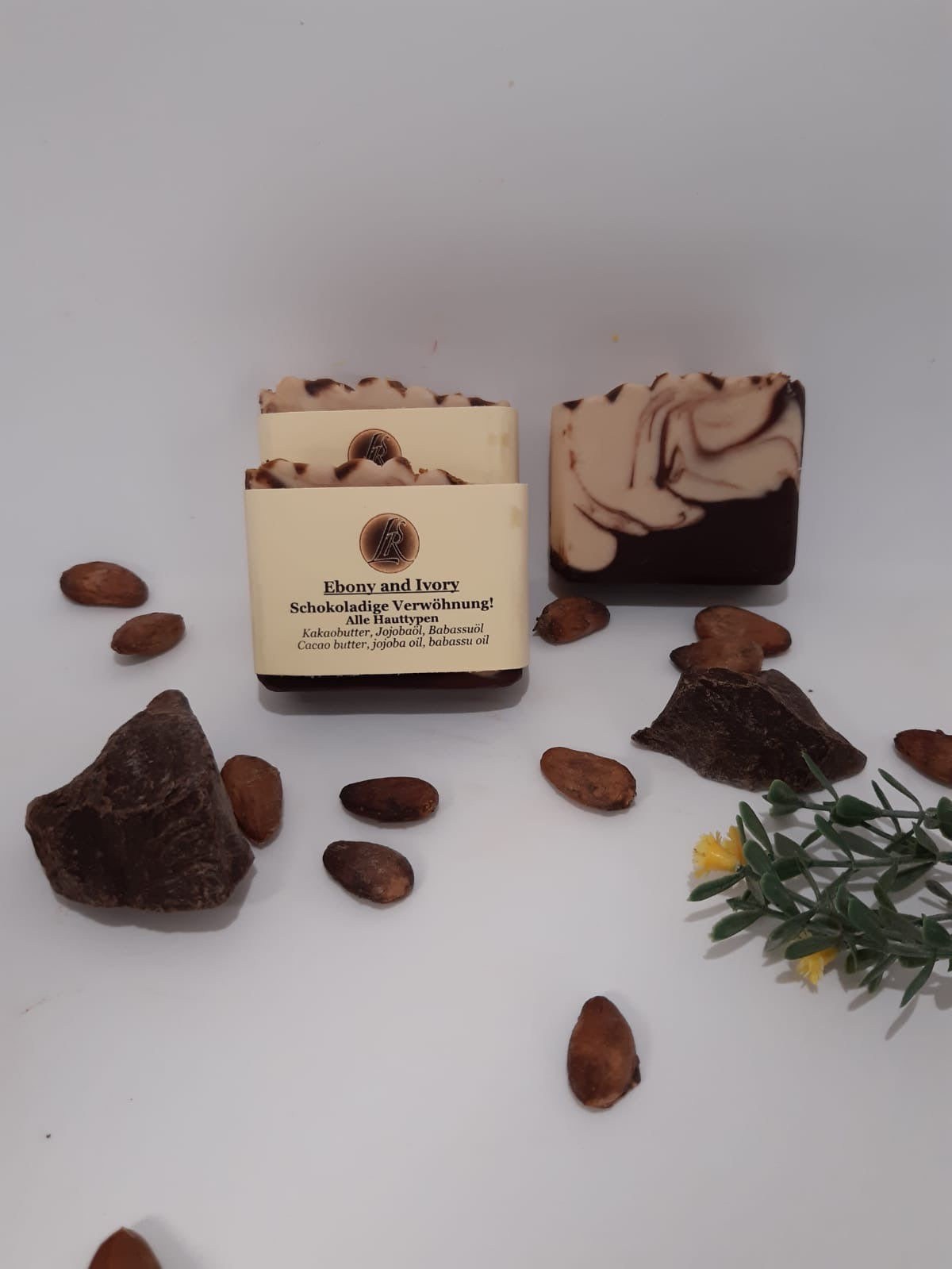 Ebony and Ivory (chocolate soap)
