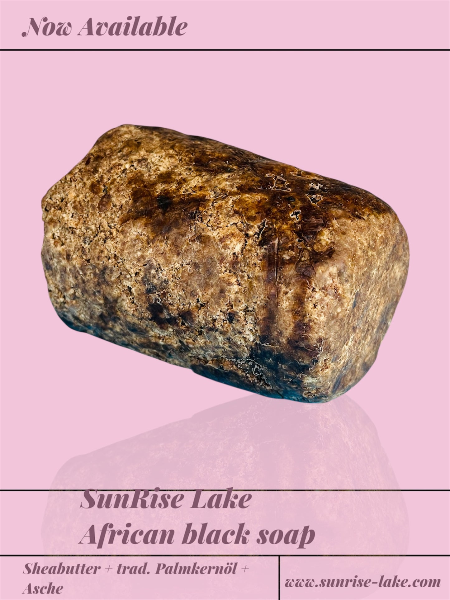 African black soap - Afrikanische  schwarze Seife