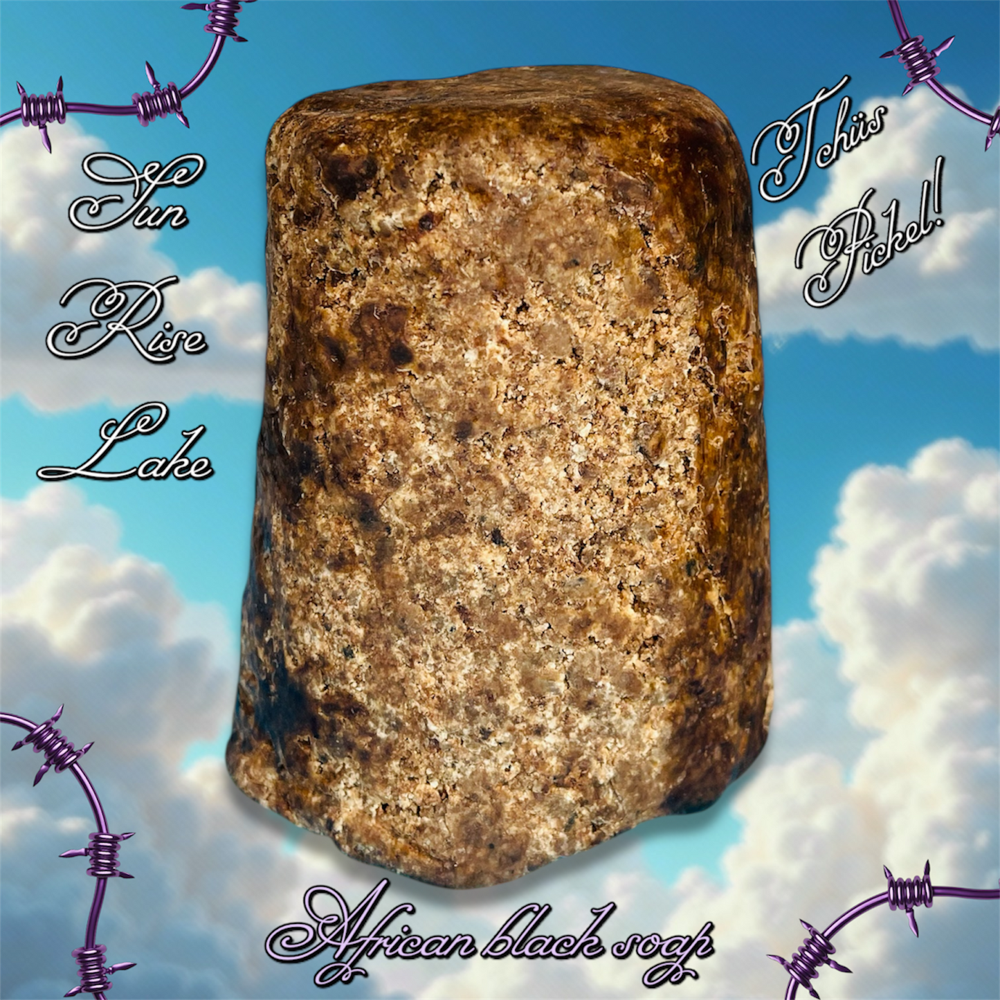 African black soap - Afrikanische  schwarze Seife