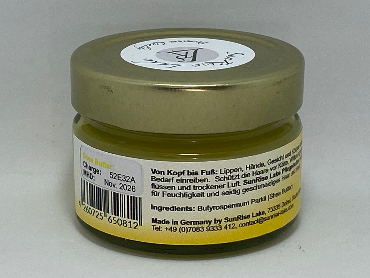 Unrefined organic shea butter